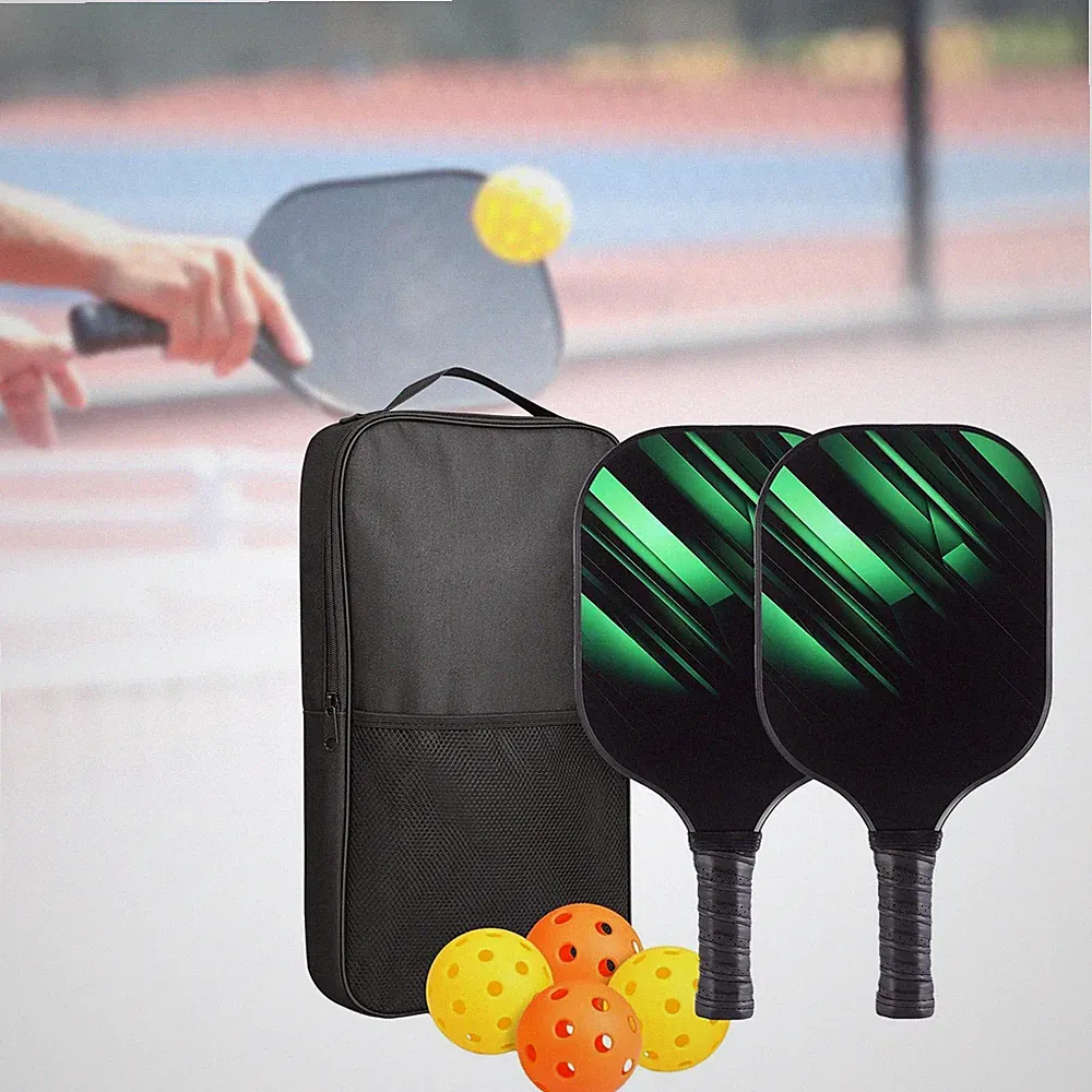 Pickleball-Schläger-Set, Pickleball-Set mit Bällen und Tasche