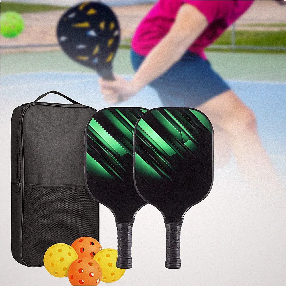 Pickleball Schläger Set, Waben Schläger Set für Übungstrainingsspieler