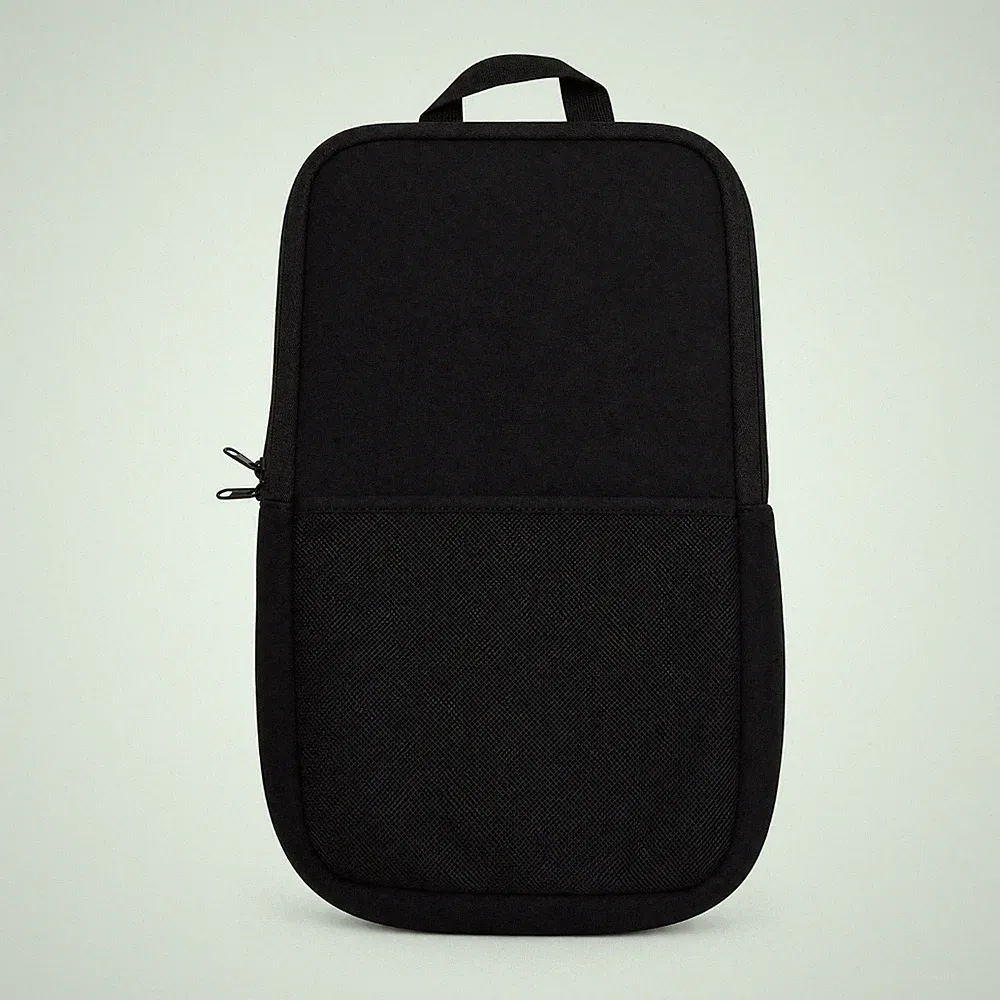 Pickleball-Schlägertasche Kompakt schwarze Paddeltasche Schnallenriemen