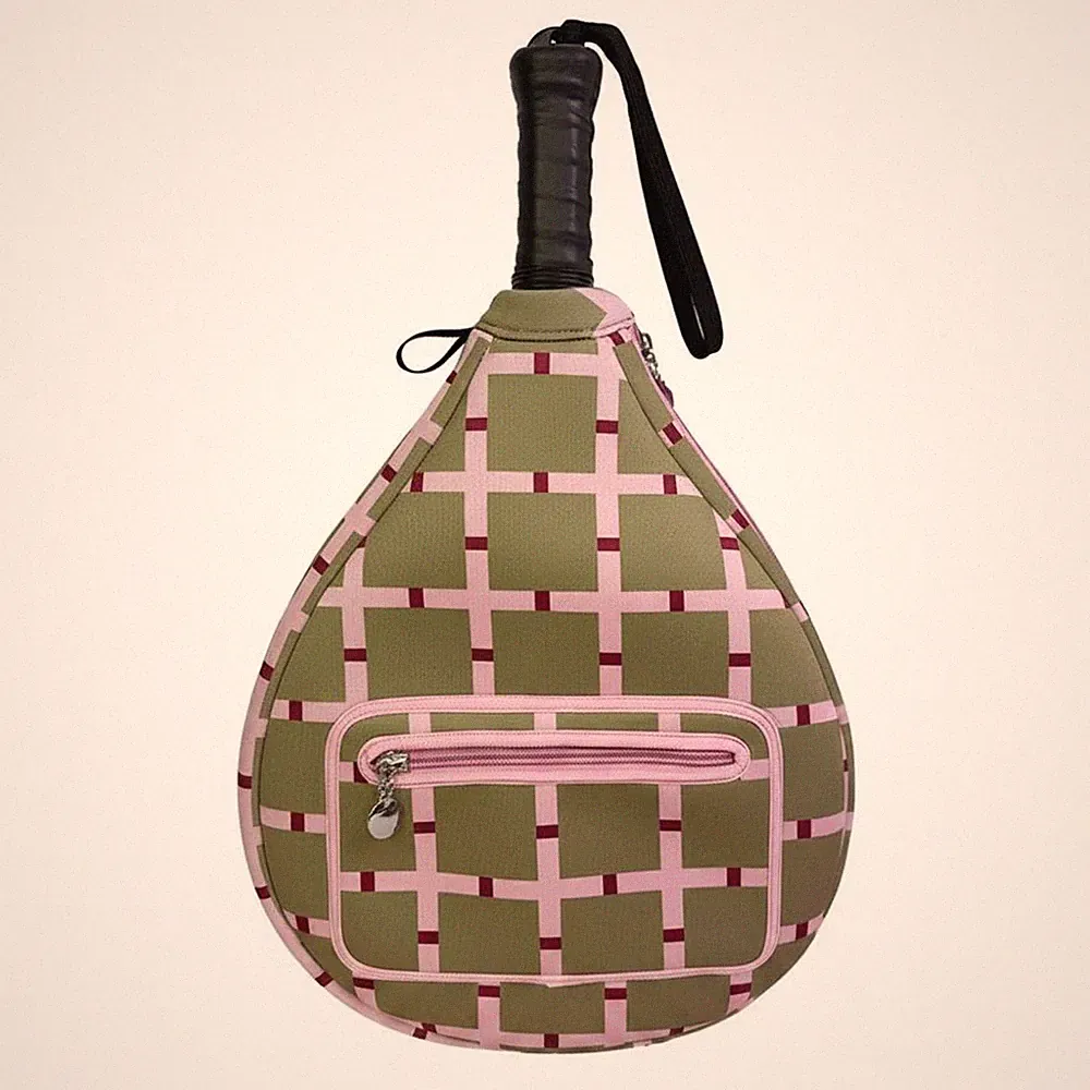 Pickleball Schlägertasche mit Reißverschluss gepolstert für Erwachsene, Kinder