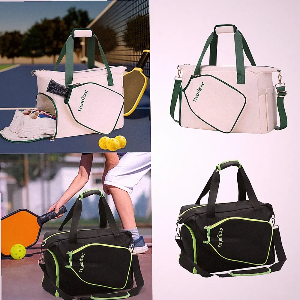 Pickleball-Schlägertasche mit Reißverschluss, Spielerausrüstung für Männer