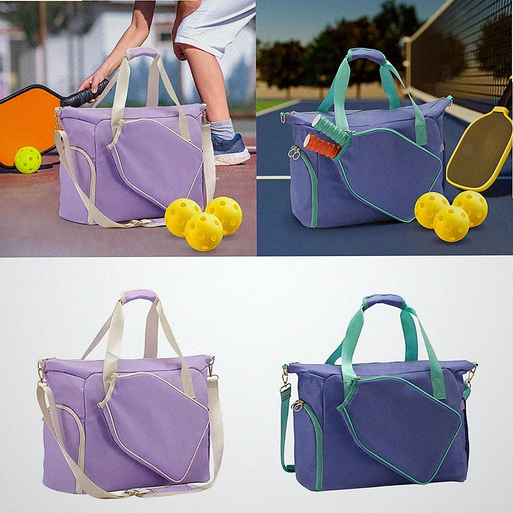 Pickleball-Schlägertasche, Schlägertasche für Spieler mit Schultergurt
