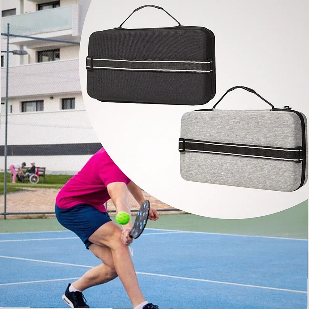 Pickleball-Schlägertasche, staubdicht, EVA-Halterung mit Griff