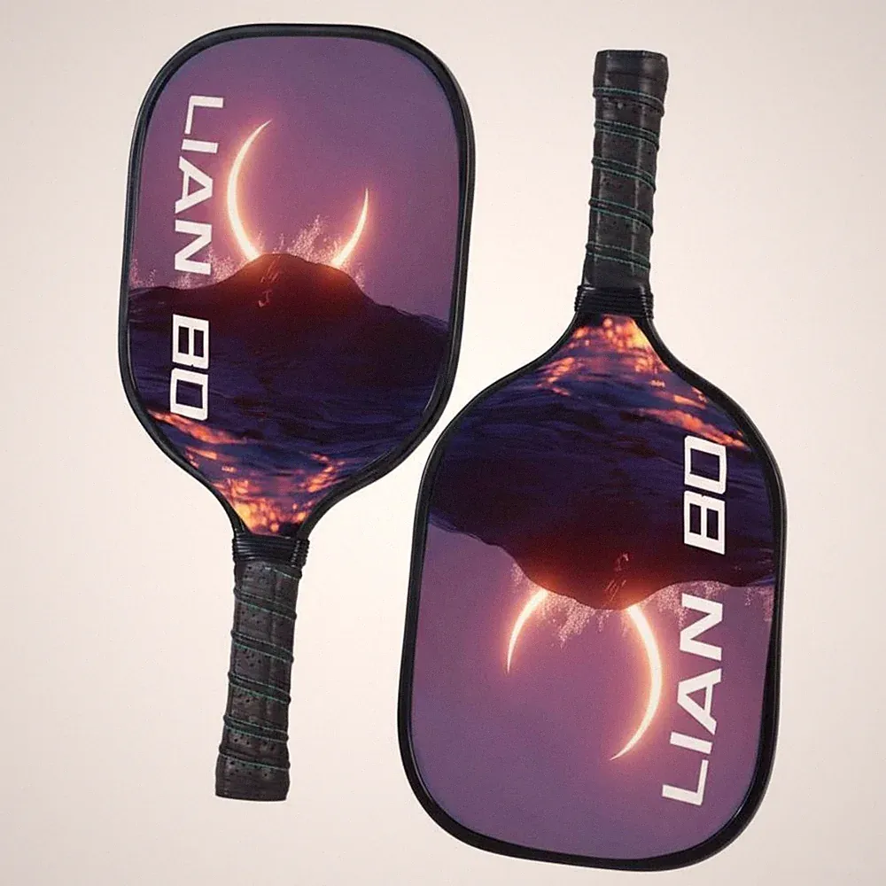 Pickleball-Set mit Bällen und Tasche stoßdämpfend Schlägerset langlebig