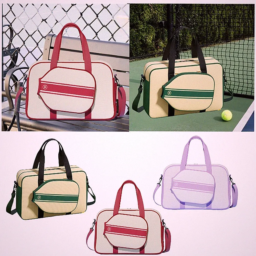Pickleball Tasche für den Transport von Schlägern, abnehmbarer Gurt