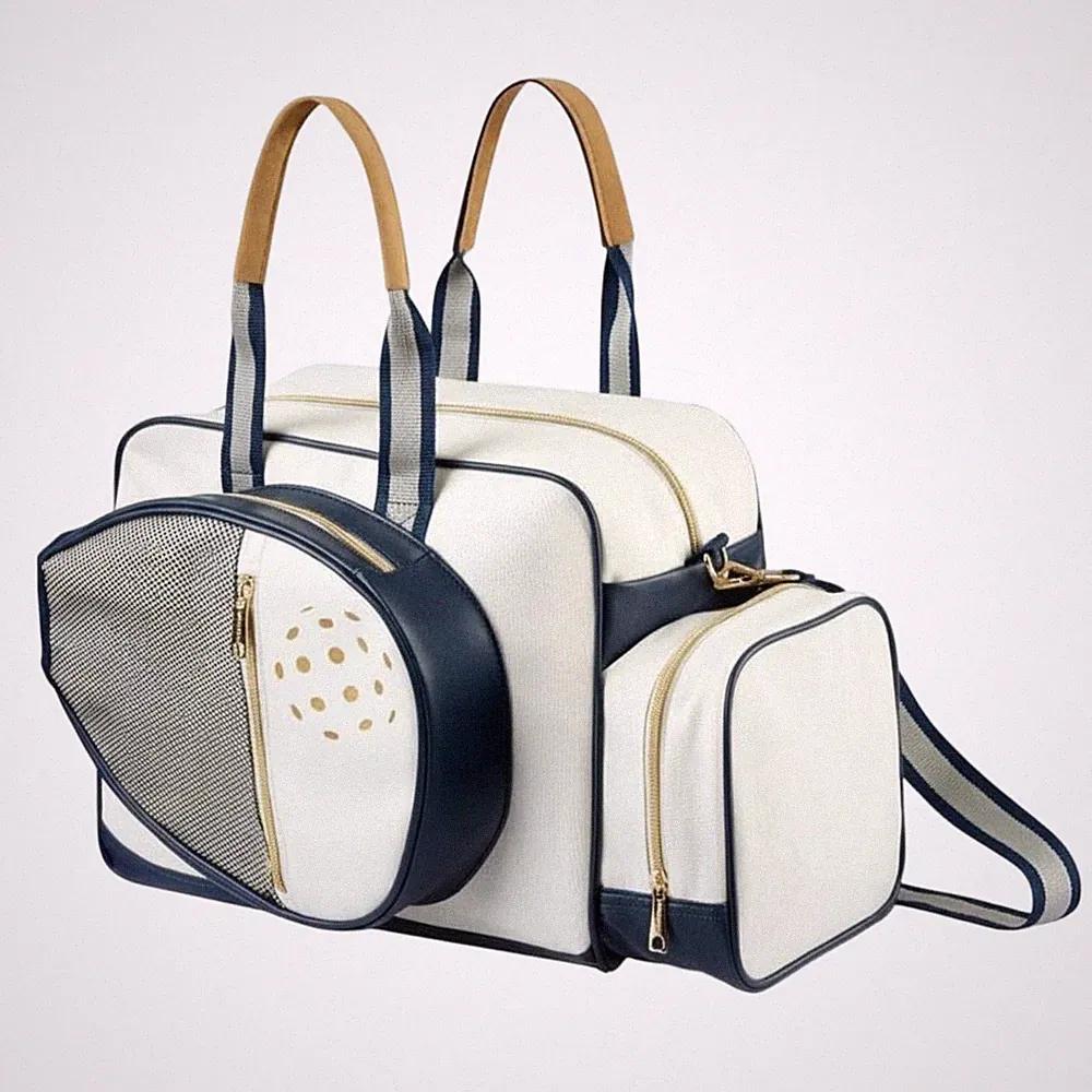 Pickleball Tasche langlebig große Sporttasche mit Schlägerfach strapazierfähig