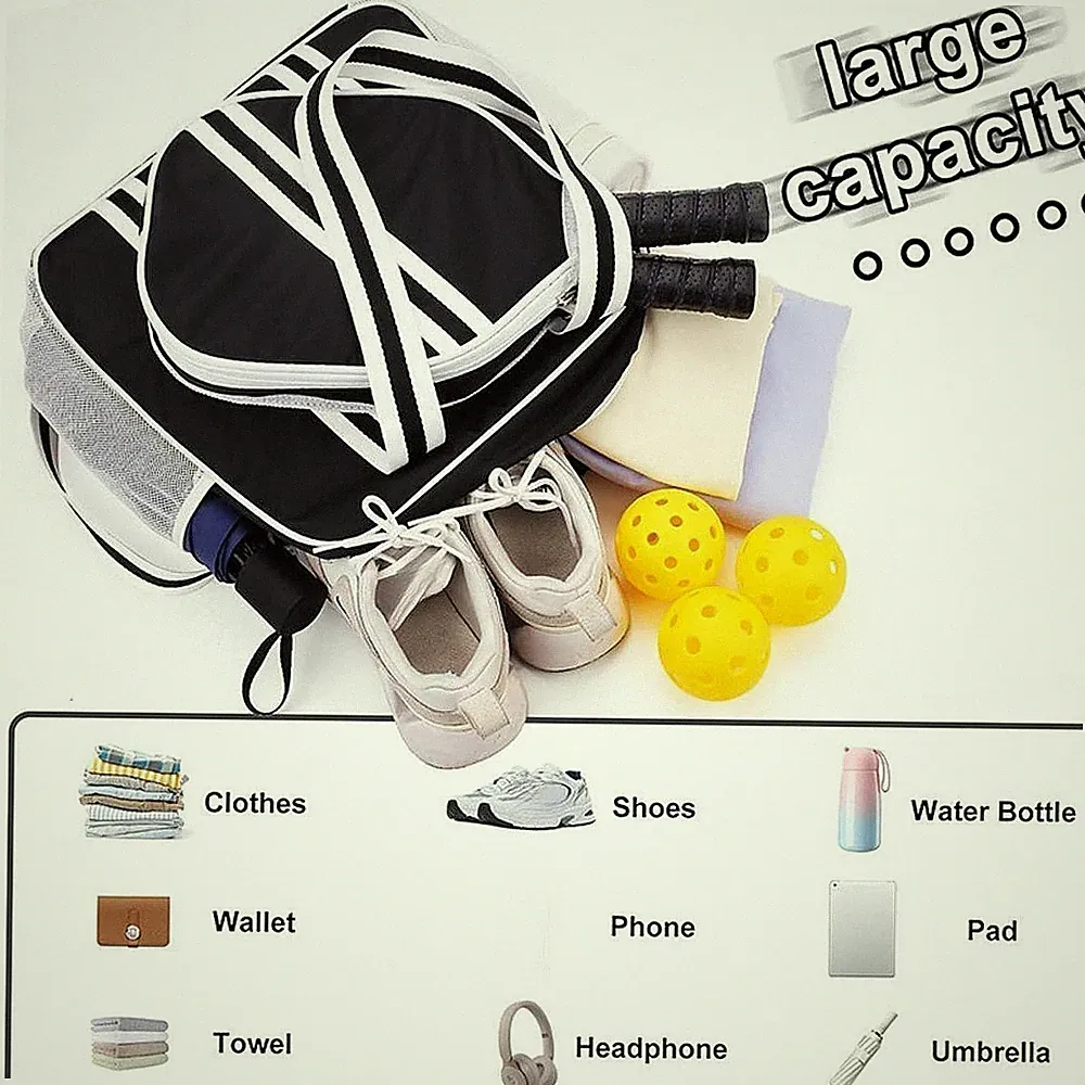 Pickleball Tasche Sport Racquet Großer Schläger mit Tasche Pickleball Tasche