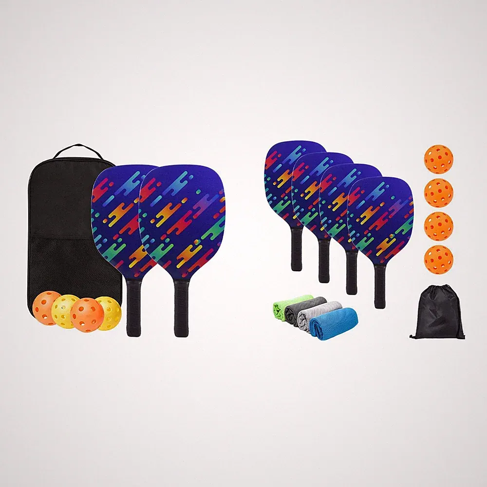 Premium Pickleball Paddles Set Schläger mit Tragetasche für Indoor Outdoor