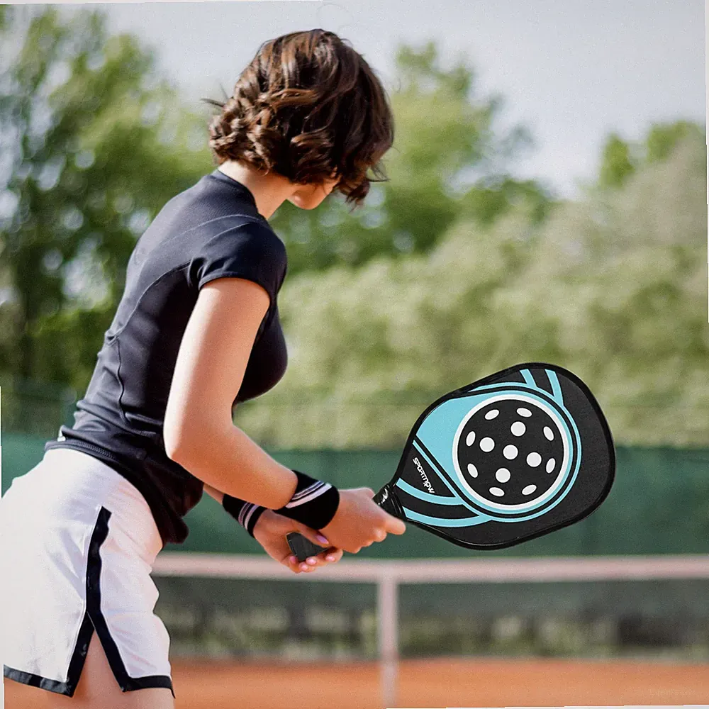 SPORTNOW Pickleball Paddles Schläger Set Pickleball-Set mit 4 Schlägern 4 Bällen
