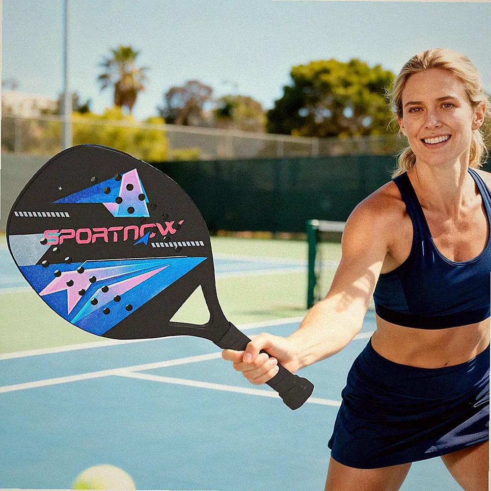 SPORTNOW Pickleball Paddles Set mit 2 Schlägern, Kohlefaser Refurbished