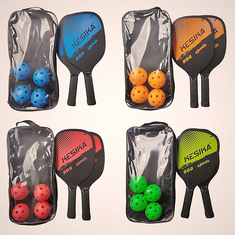 Tragbarer Pickleball-Paddelschläger, 2 Schläger, leicht für Indoor-Männer